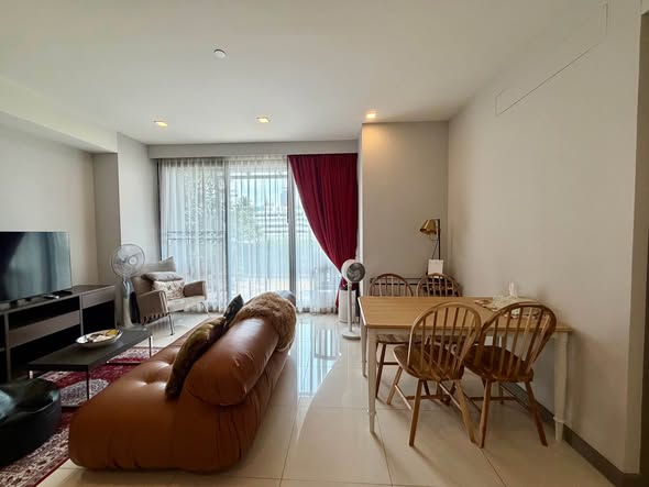 living room and bedroom of M Silom