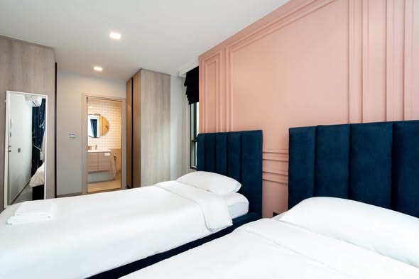 bedroom of Maestro 19 Ratchada19 – Vipha