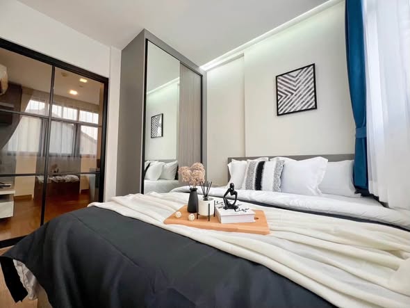 bedroom of Magnix Condo Ramintra21