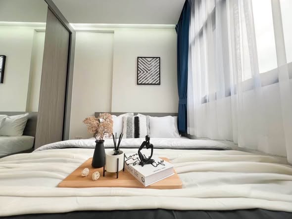 bedroom of Magnix Condo Ramintra21