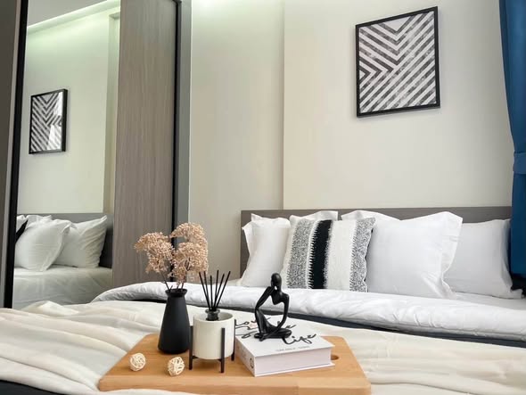 bedroom of Magnix Condo Ramintra21