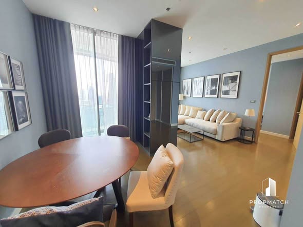 living room and room interior of Magnolias Ratchadamri Boulevard