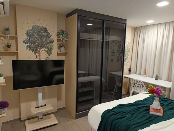bedroom of Maroon Ratchada 32 (สำนักงานขาย)