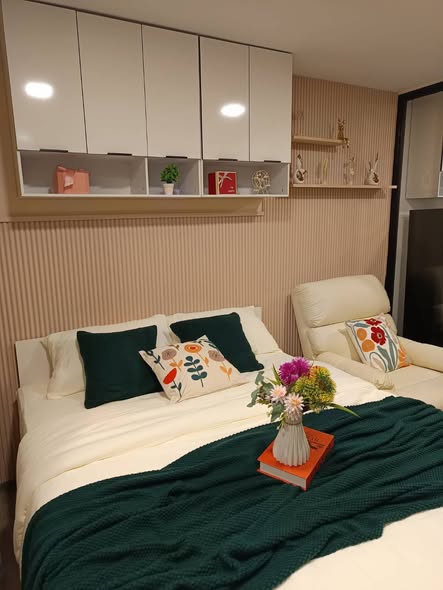 bedroom of Maroon Ratchada 32 (สำนักงานขาย)