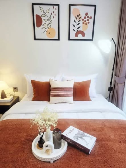 bedroom of Maroon Ratchada 32 (สำนักงานขาย)