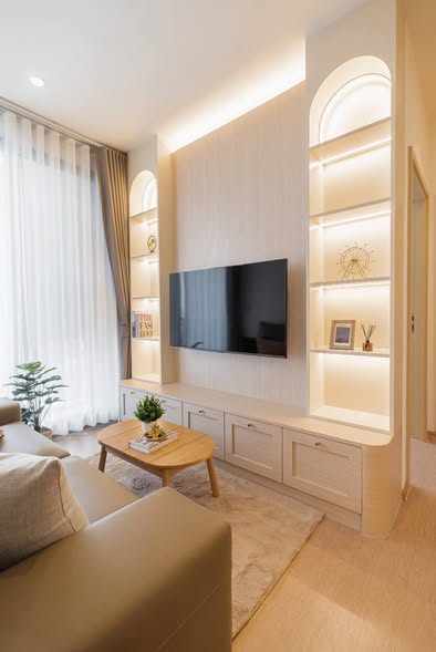 living room and bedroom of MARU Ekkamai 2