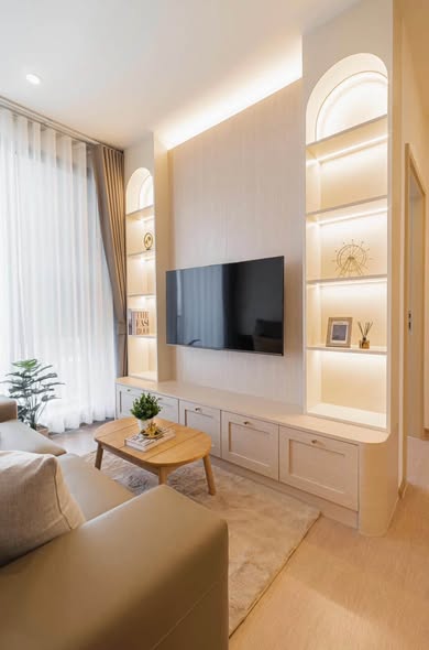 living room and bedroom of MARU Ekkamai 2