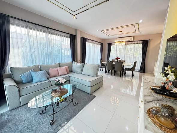bedroom and living room of Mavista Prestige Village Krungthep Kreetha