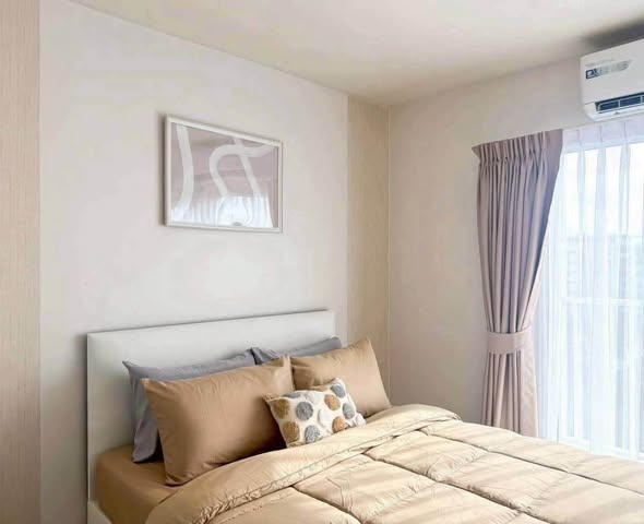 bedroom of Metro Park Sathorn 3C