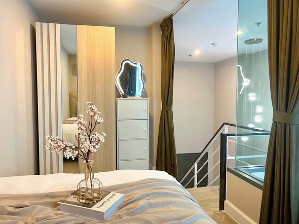 bedroom and room interior of Metro Sky Prachachuen