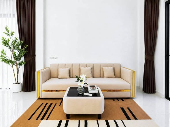 living room of Modi house โมดิเฮาส์ ตัวจริงเรื่องบ้านน้อคดาวน์ บ้านสำเร็จรูป
