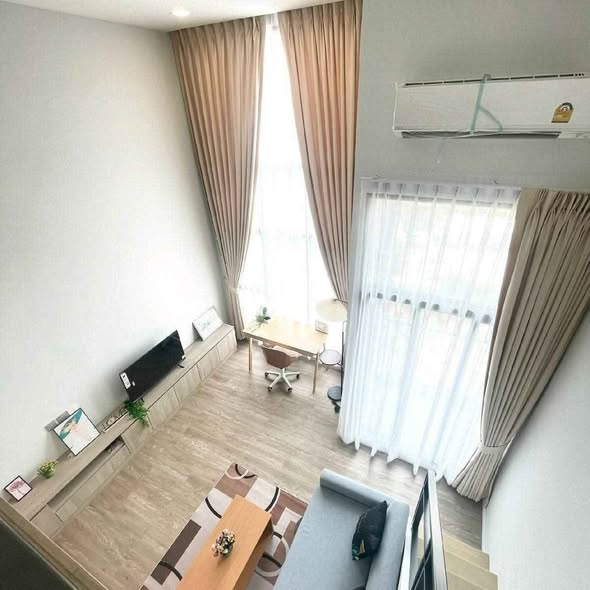 bedroom and living room of Modiz Sukhumvit 50 โมดิซ สุขุมวิท 50
