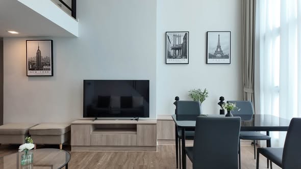 living room of Modiz Sukhumvit 50 โมดิซ สุขุมวิท 50