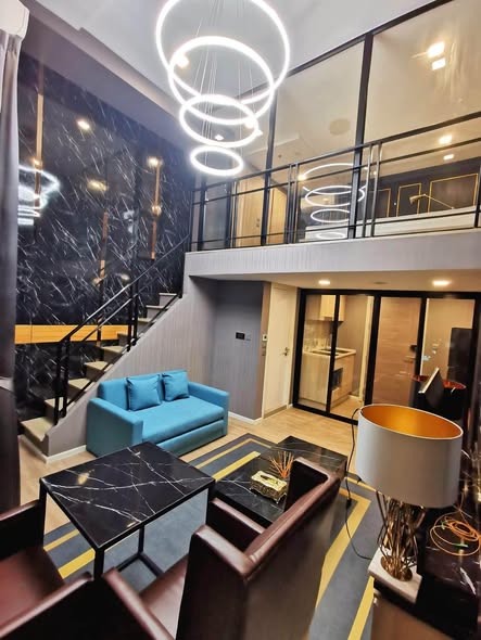 living room of Modiz Sukhumvit 50 โมดิซ สุขุมวิท 50