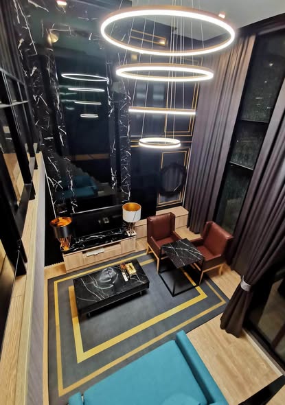 living room of Modiz Sukhumvit 50 โมดิซ สุขุมวิท 50