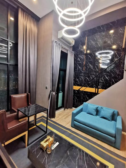 living room of Modiz Sukhumvit 50 โมดิซ สุขุมวิท 50