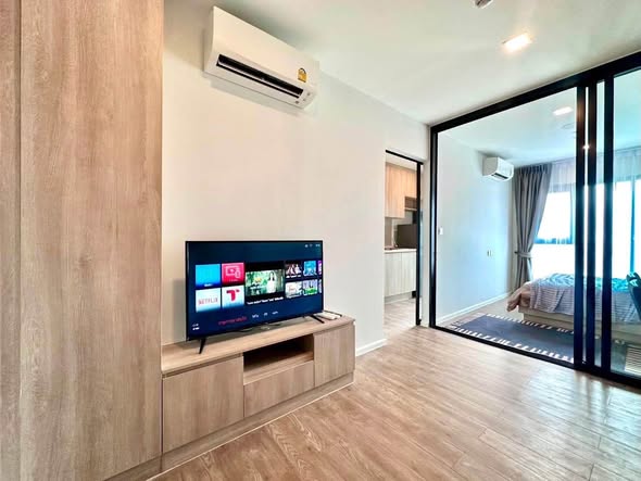 living room and bedroom and room interior of Modiz Sukhumvit 50 โมดิซ สุขุมวิท 50