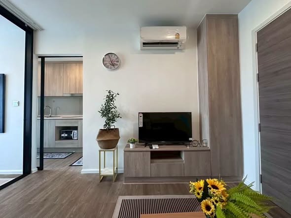 living room and room interior of Modiz Sukhumvit 50 โมดิซ สุขุมวิท 50