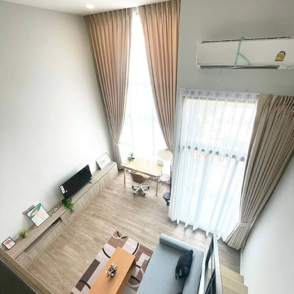 living room and room interior of Modiz Sukhumvit 50 โมดิซ สุขุมวิท 50