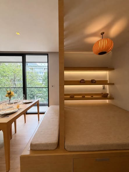 bedroom of Mona Suite Service Apartment – Sukhumvit31