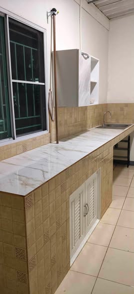 bathroom of จวนลมัย ห้องพักติดรถไฟ MRTวงศ์สว่างเฟอร์นิเจอร์ครบพร้อมอยู่