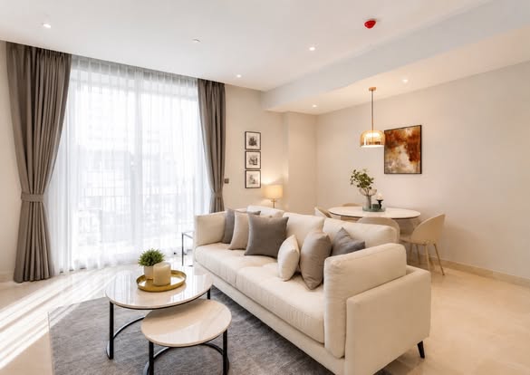bedroom and living room of MUNIQ LANGSUAN