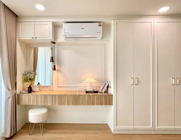 room interior and bathroom of Nakhon Ping City View 1 Condominium