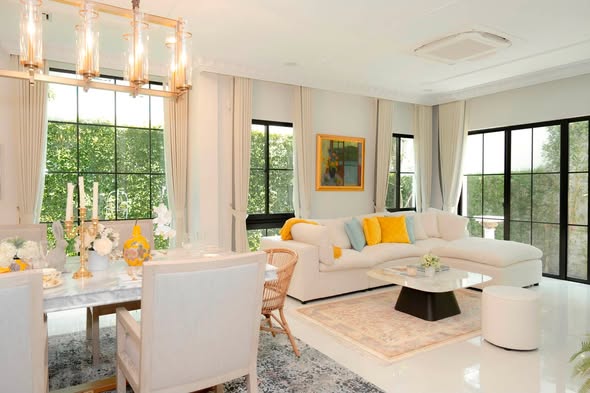 living room and room interior of Nantawan Rama 9 Srinakarin