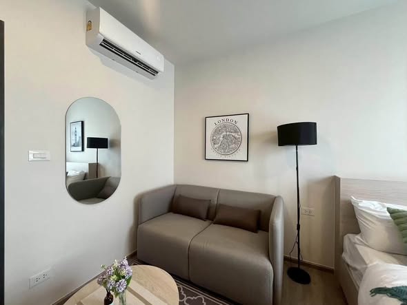 living room and bedroom of NIA by Sansiri