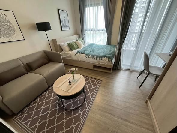 living room and bedroom of NIA by Sansiri