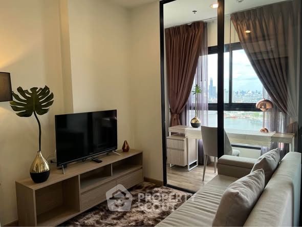 living room and bedroom of Niche MONO Charoen Nakhon