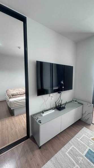 bedroom and room interior of NICHE MONO RAMA 9 (Sales Gallery) นิช โมโน พระราม 9