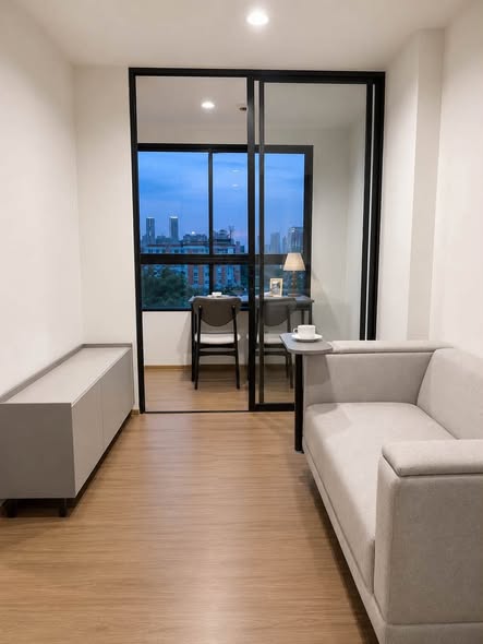 living room and room interior of NICHE MONO RAMA 9 (Sales Gallery) นิช โมโน พระราม 9