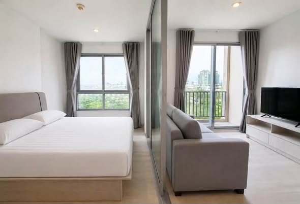 bedroom of Niche Mono Sukhumvit – Puchao : นิช โมโน สุขุมวิท – ปู่เจ้า