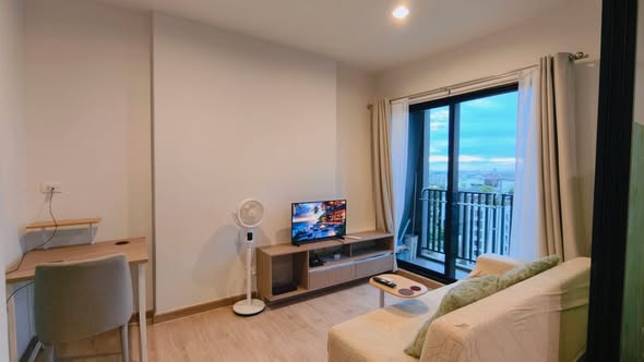bedroom of Niche MONO Sukhumvit Bearing