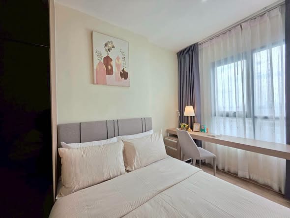 bedroom of Niche MONO Sukhumvit Bearing