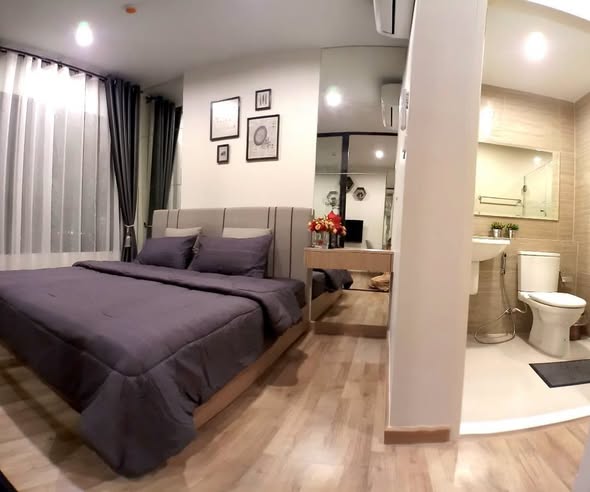 bedroom of Niche MONO Sukhumvit Bearing