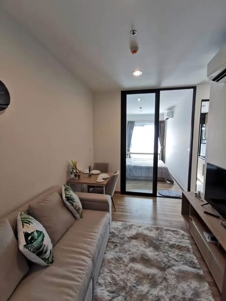 bedroom and living room of Niche MONO Sukhumvit Bearing