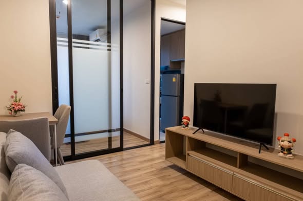 bedroom and living room and room interior of Niche MONO Sukhumvit Bearing