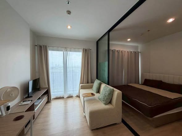 bedroom and living room and room interior of Niche MONO Sukhumvit Bearing