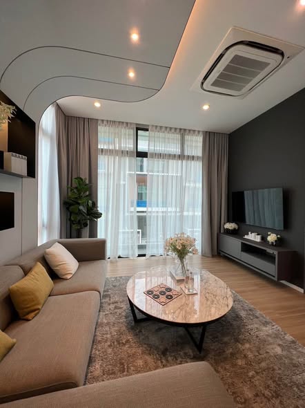 living room of Nirvana Define Srinakarin-Rama9