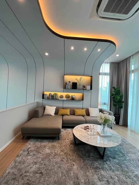 living room of Nirvana Define Srinakarin-Rama9