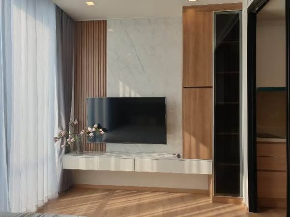 bedroom and living room and room interior of Noble Around Sukhumvit 33