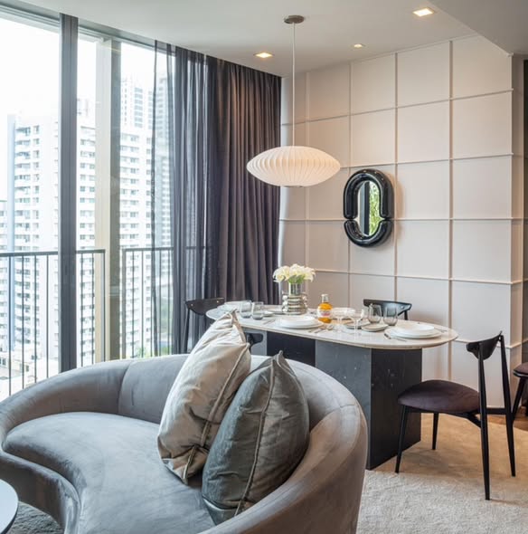 living room of Noble Around Sukhumvit 33