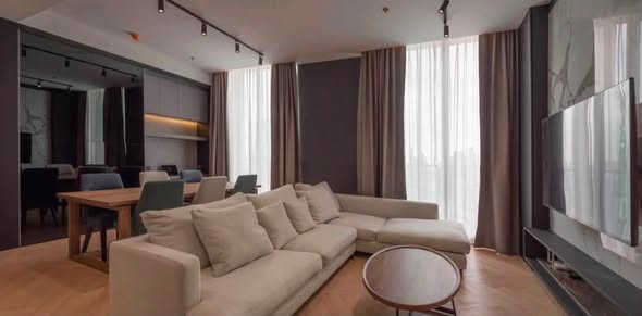 bedroom and living room of Noble BE 19