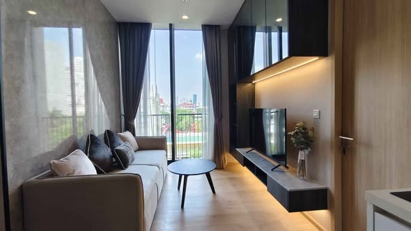 bedroom and living room of Noble BE 19
