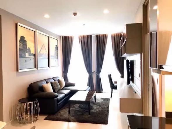 bedroom and living room of Noble Ploenchit