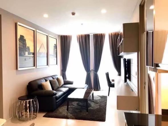 bedroom and living room of Noble Ploenchit