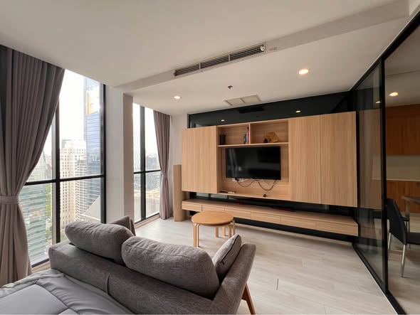 living room and bedroom and room interior of Noble Ploenchit