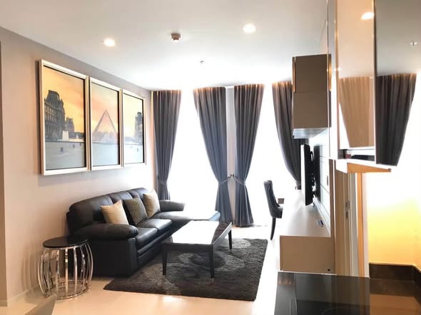 living room and bedroom and room interior of Noble Ploenchit
